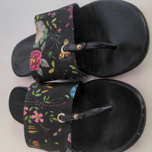 Gucci Nero Flora flip flops - Picture 2 of 5